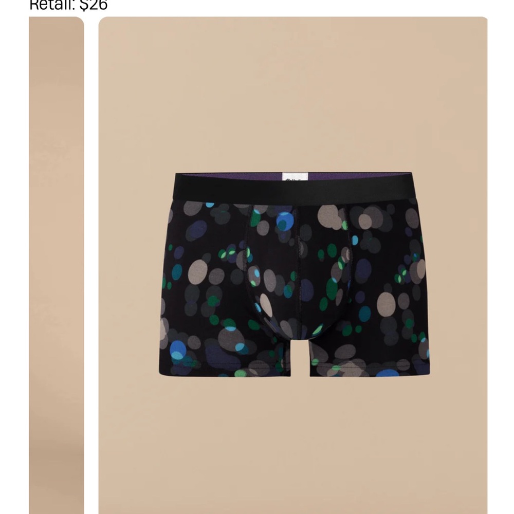 MeUndies UltraModal Core Trunk “Twinkle” size XXL. New in bag. Smoke free home.